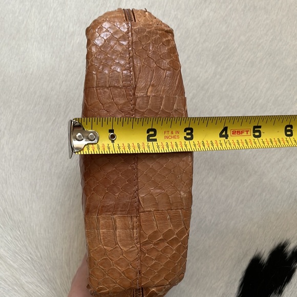 ANTONELLA DI PIETRO , Italian , real snake leather pouch - Picture 6 of 6